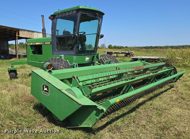 image for item DU6871 2006 John Deere 3830 swather / windrower