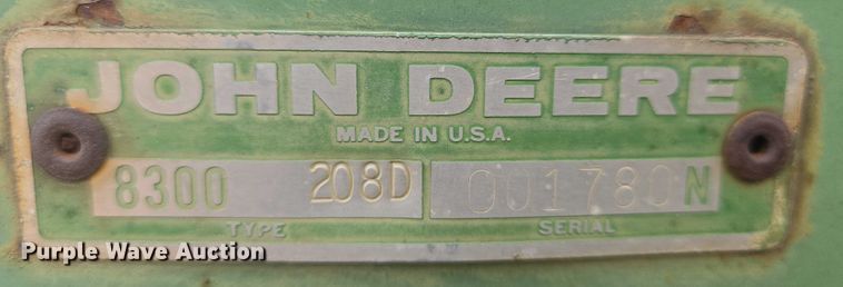 image for item DU6904 John Deere 8300 grain drill
