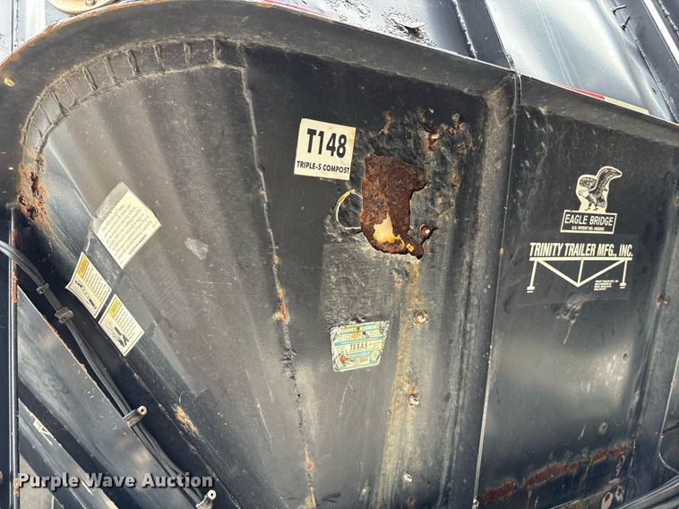 image for item DX7988 2011 Trinity Eagle Bridge live bottom trailer