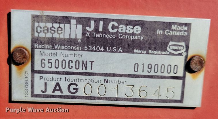 image for item EA2551 Case IH 6500 Conser-till disk ripper