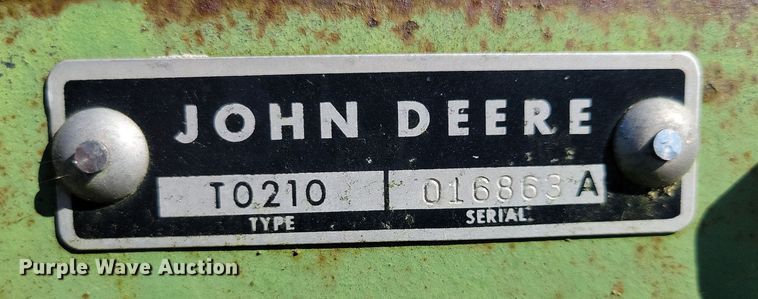 image for item EA2553 John Deere 210 double off-set disk