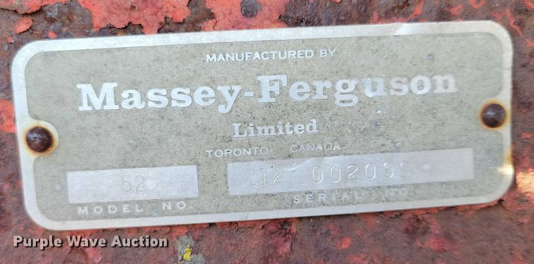 image for item EA2559 Massey Ferguson tandem disk