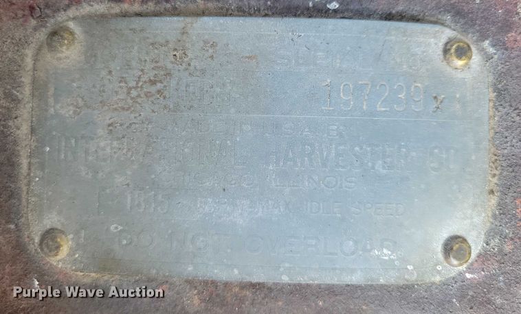 image for item EA2562 Farmall H tractor