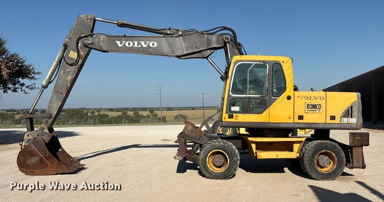 image for item EA7511 2005 Volvo EW180B wheeled excavator