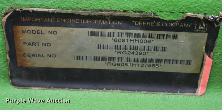 image for item EB1048 2001 John Deere 9650STS combine