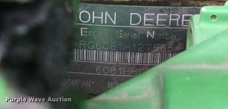 image for item EB1048 2001 John Deere 9650STS combine
