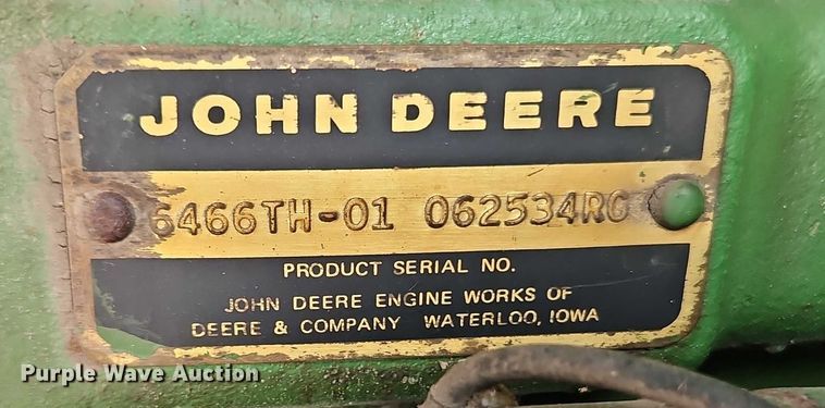 image for item EB8270 1979 John Deere 6620 combine