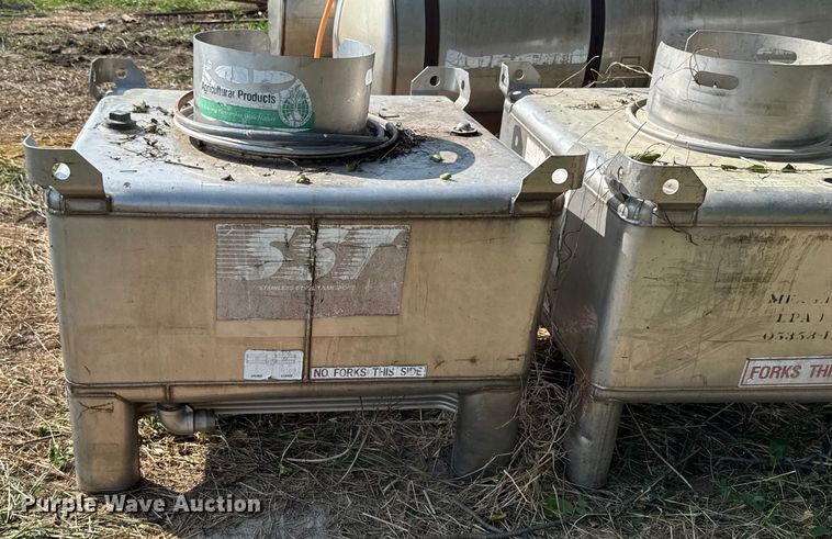 image for item ED1516 (7) stainless steel tanks