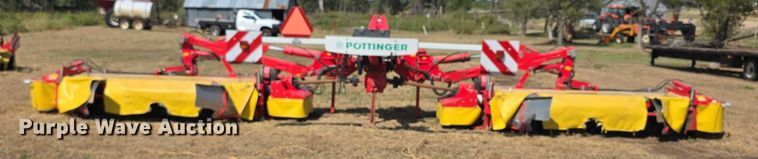 image for item EF3838 (2) 2015 Pottinger Novacat V10 RC and Novacat 351 Alpha-Motion RC disc mowers