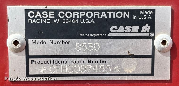 image for item EM8190 Case 8530 small square baler