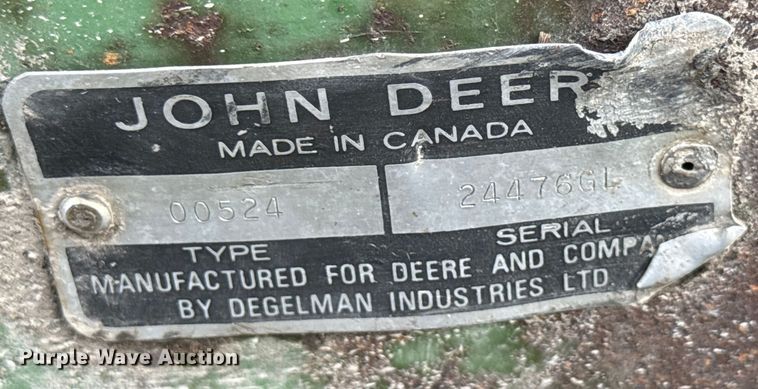 image for item EN7026 John Deere 00524 blade