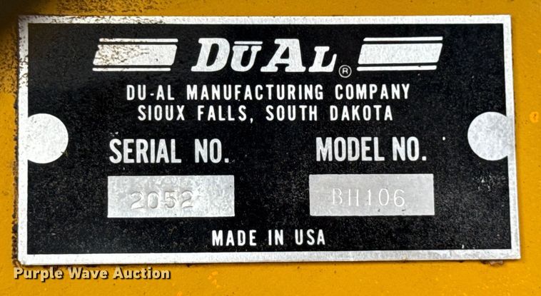 image for item EN7028 Dual BH106 backhoe attachment