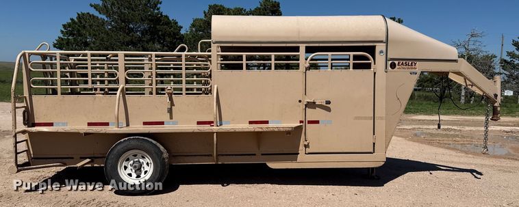 image for item EP0535 2018 Easley 5x16 SAGN/7 livestock trailer