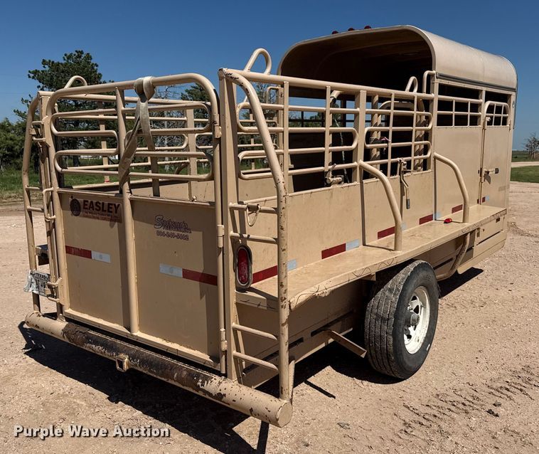 image for item EP0535 2018 Easley 5x16 SAGN/7 livestock trailer