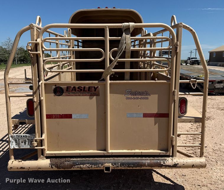 image for item EP0535 2018 Easley 5x16 SAGN/7 livestock trailer