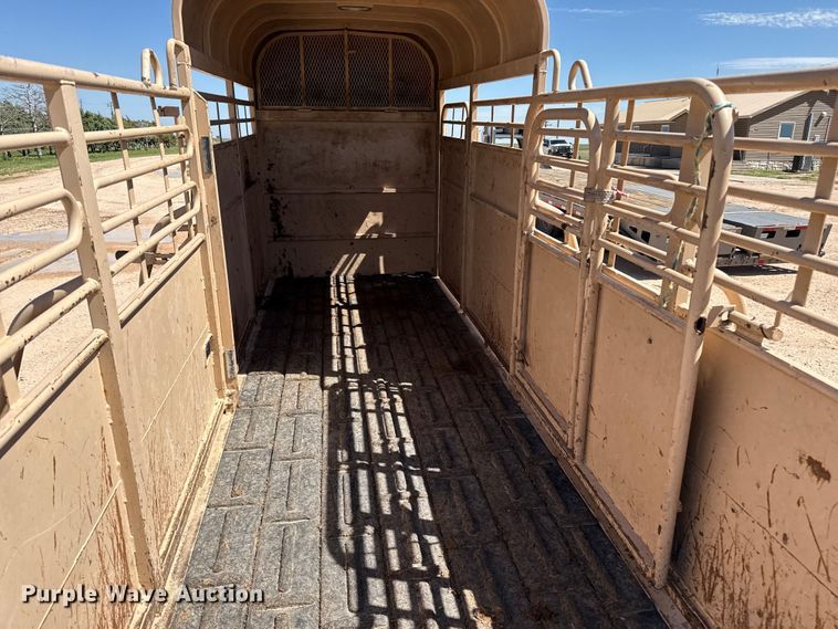 image for item EP0535 2018 Easley 5x16 SAGN/7 livestock trailer