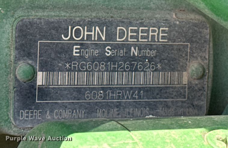 image for item EP0542 2005 John Deere 7820 MFWD tractor