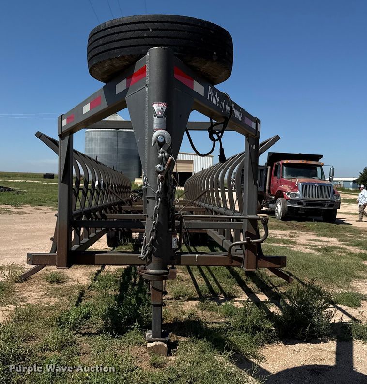 image for item EP0545 2018 Pride of the Prairie hay bale trailer