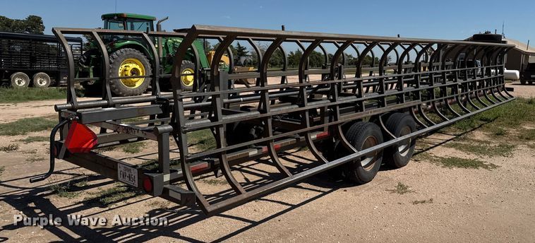 image for item EP0545 2018 Pride of the Prairie hay bale trailer