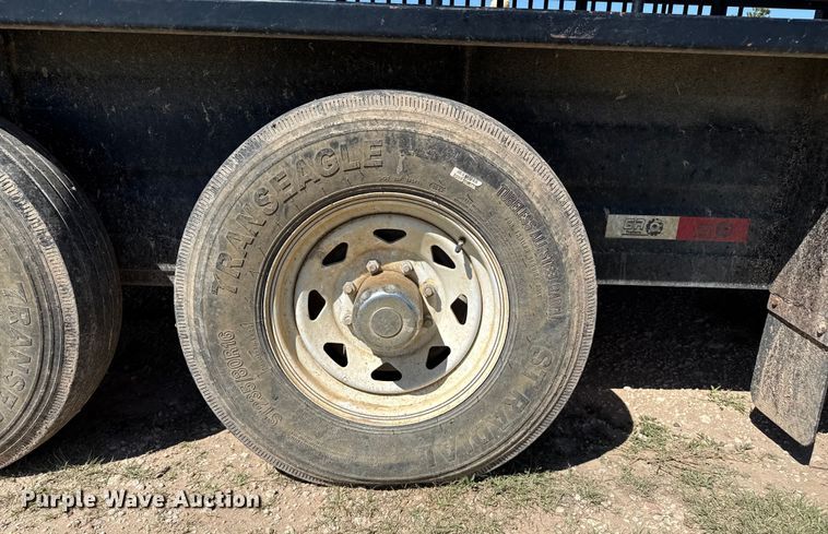 image for item EP0546 2021 Grupo Remolques Del Norte STH6824W14LNR livestock trailer