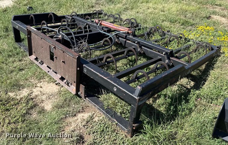 image for item EP0563 Bale Claw XL 5x3 skid steer bale accumulator grapple