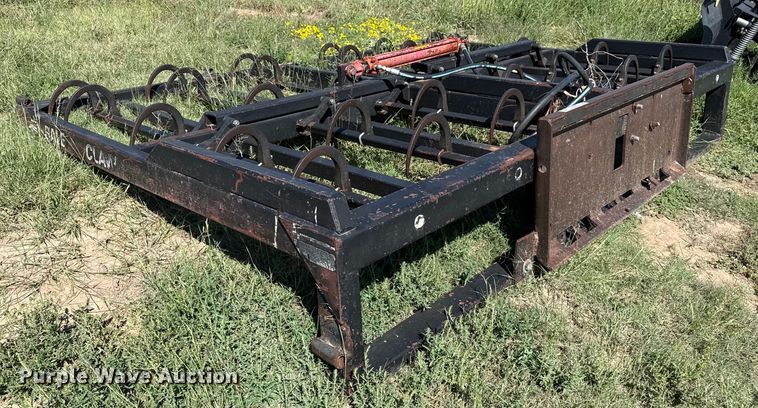 image for item EP0563 Bale Claw XL 5x3 skid steer bale accumulator grapple