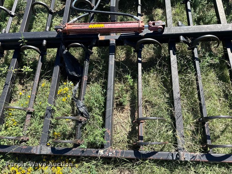 image for item EP0563 Bale Claw XL 5x3 skid steer bale accumulator grapple