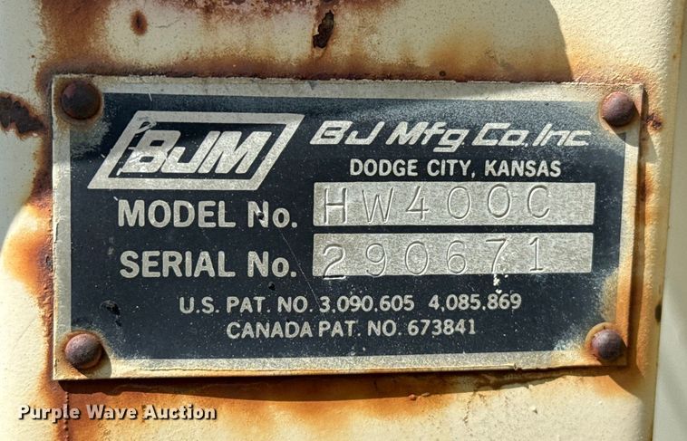 image for item EP0641 BJM HW4000 grain cart