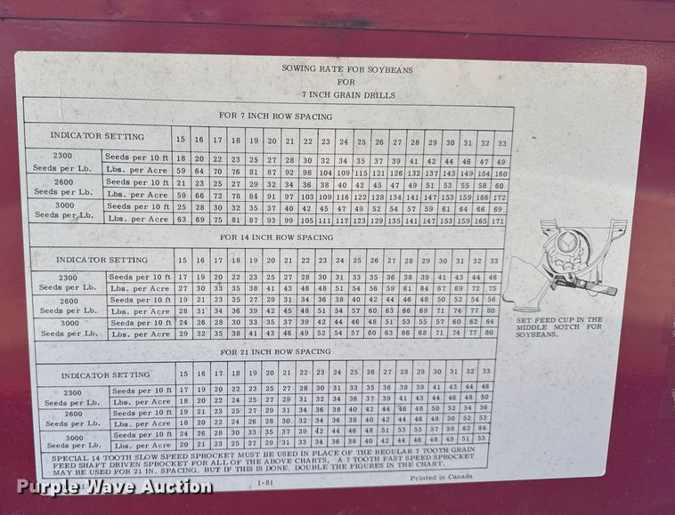 image for item ER0050 International Harvester 5100 grain drill