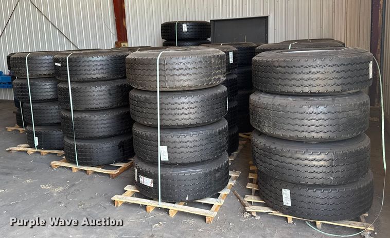 image for item ER2442 Approximately 69 385/65R22.5 tires and wheels