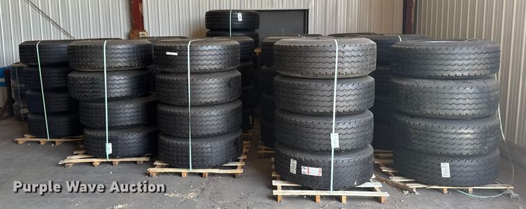 image for item ER2442 Approximately 69 385/65R22.5 tires and wheels