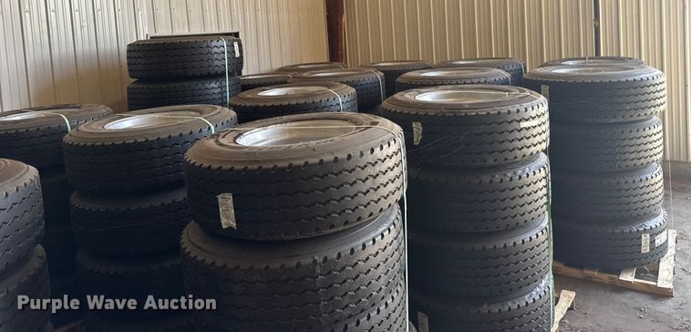 image for item ER2442 Approximately 69 385/65R22.5 tires and wheels