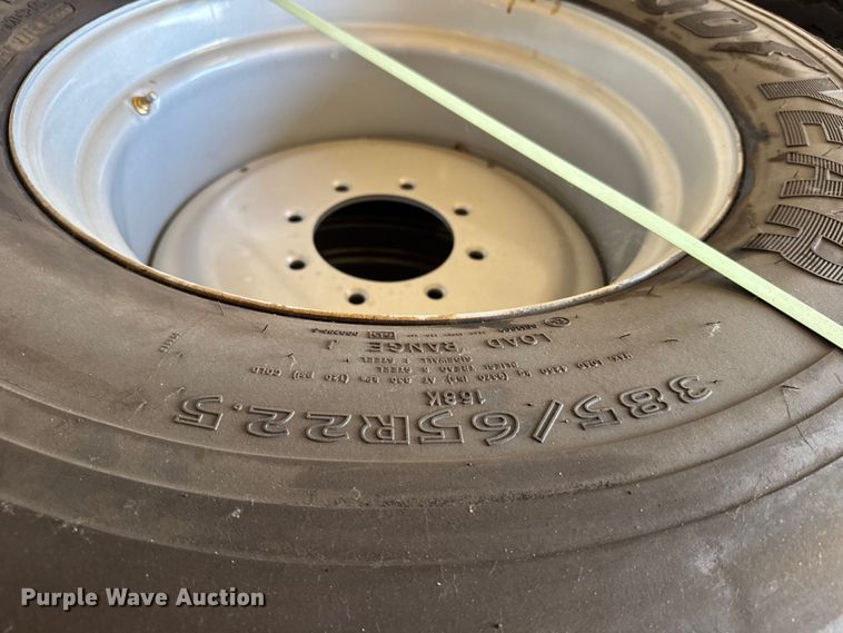 image for item ER2442 Approximately 69 385/65R22.5 tires and wheels