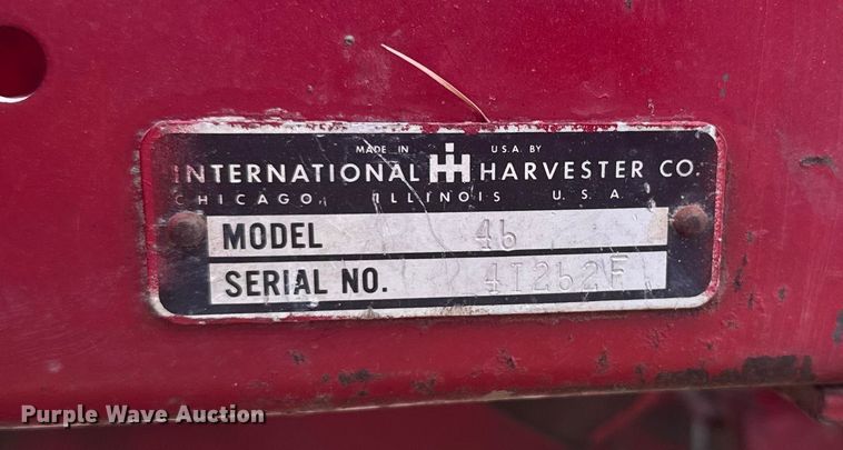 image for item ER2447 International 46 small square baler