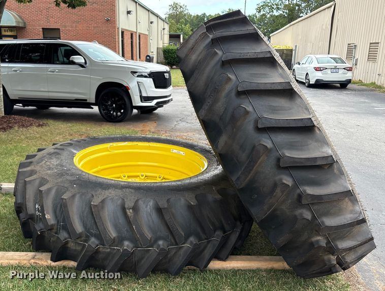 image for item ET8542 (2) Firestone SAT II 23 20.8-38 tires and wheels