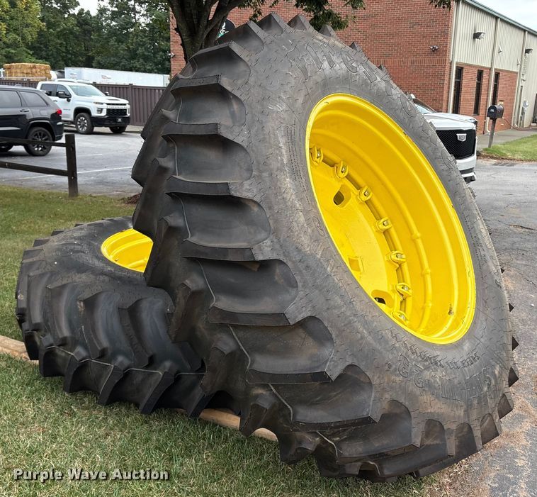 image for item ET8542 (2) Firestone SAT II 23 20.8-38 tires and wheels