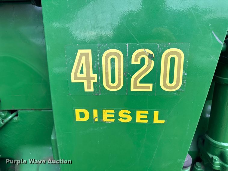 image for item ET8544 1969 John Deere 4020 Diesel tractor