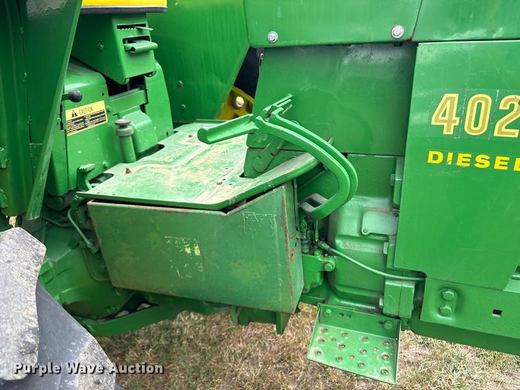image for item ET8544 1969 John Deere 4020 Diesel tractor