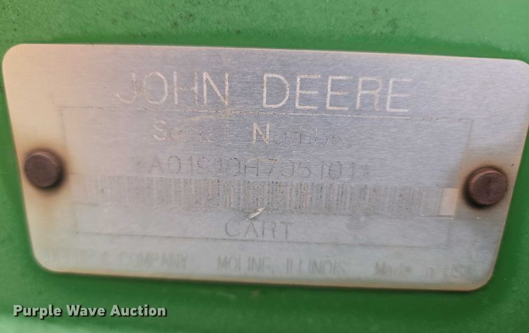 image for item EU3669 2005 John Deere 1890 air seeder