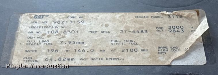 image for item EU4620 1995 Caterpillar Challenger 35 tractor