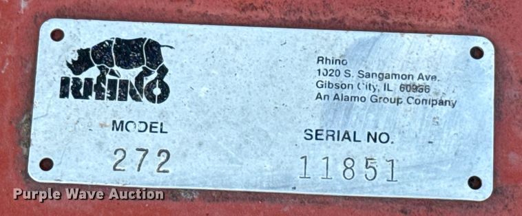 image for item GH9343 Rhino 272 rotary mower