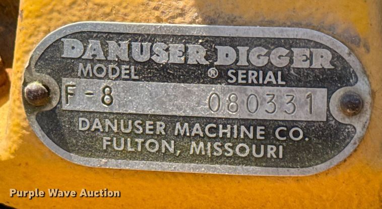 image for item GH9344 Danuser Digger F-8 auger