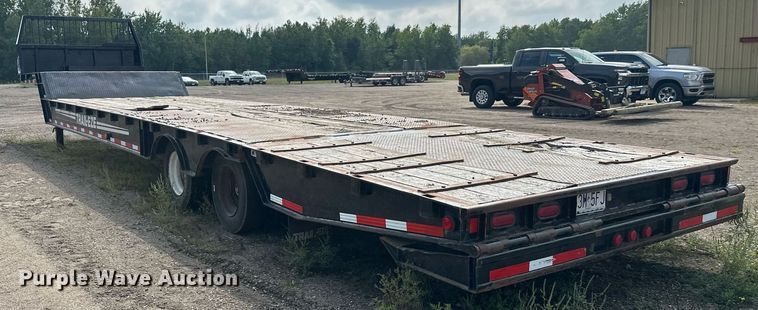 image for item DT6354 1992 Trail-Eze 5542-1020 drop deck hydraulic tail equipment trailer