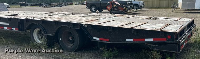 image for item DT6354 1992 Trail-Eze 5542-1020 drop deck hydraulic tail equipment trailer
