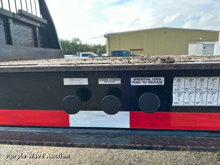 image for item DT6354 1992 Trail-Eze 5542-1020 drop deck hydraulic tail equipment trailer