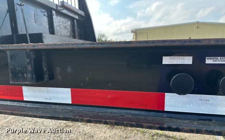 image for item DT6354 1992 Trail-Eze 5542-1020 drop deck hydraulic tail equipment trailer