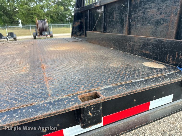 image for item DT6354 1992 Trail-Eze 5542-1020 drop deck hydraulic tail equipment trailer