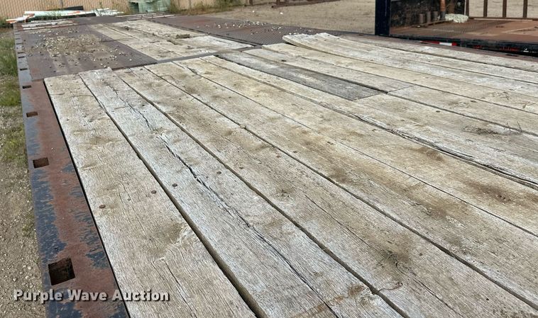 image for item DT6354 1992 Trail-Eze 5542-1020 drop deck hydraulic tail equipment trailer