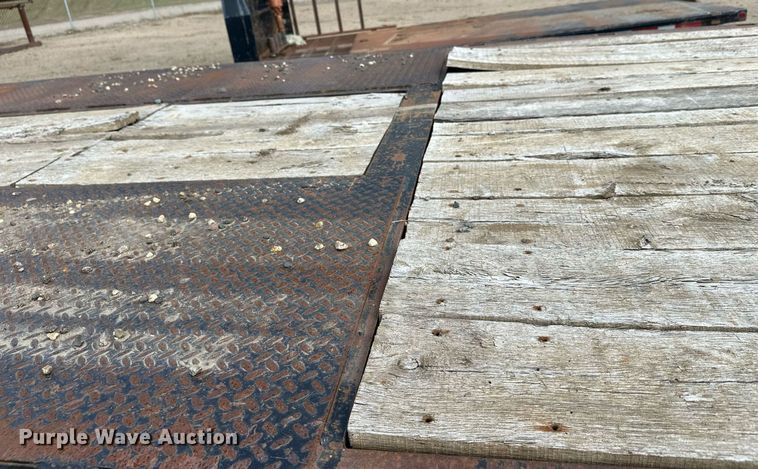 image for item DT6354 1992 Trail-Eze 5542-1020 drop deck hydraulic tail equipment trailer