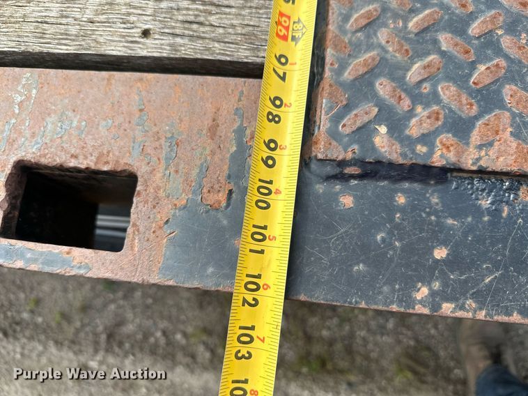 image for item DT6354 1992 Trail-Eze 5542-1020 drop deck hydraulic tail equipment trailer